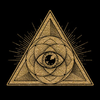 Sacred Geometry Gold - Unisex Premium Cotton T-Shirt Design