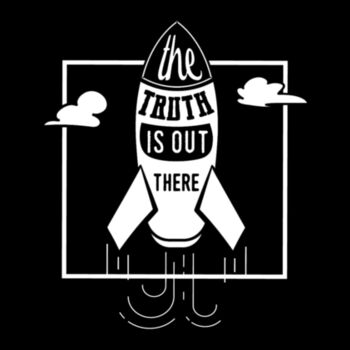 Truth Is Out There White - Unisex Premium Cotton T-Shirt Design