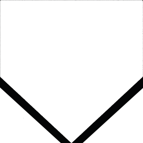 Sublimatable Small Home Plate Plaque with Black Edge