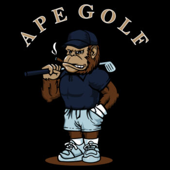 Ape Golf - Unisex Premium Fleece Crew Sweatshirt Design