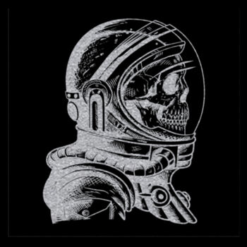 Skeleton Astronaut Silver - Women's Premium Cotton T-Shirt Design
